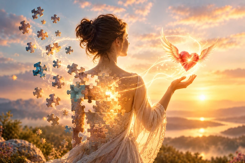 femme qui se reconstruit